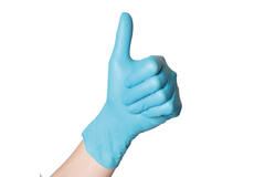 SemperGuard® Xpert nitril handschoenen, poedervrij blauw S